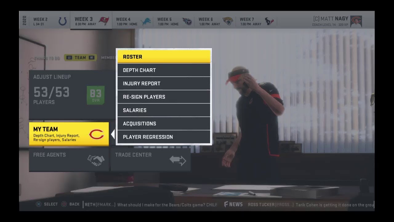 Madden 21 Chicago Bears Franchise Mode