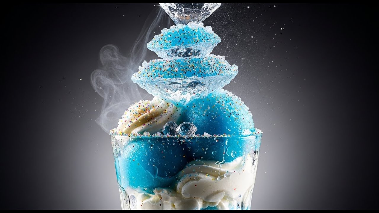 💎 EXTREME CRUNCH ASMR! | Frozen Diamond Parfait Eating & Whispering Triggers (Close Up)