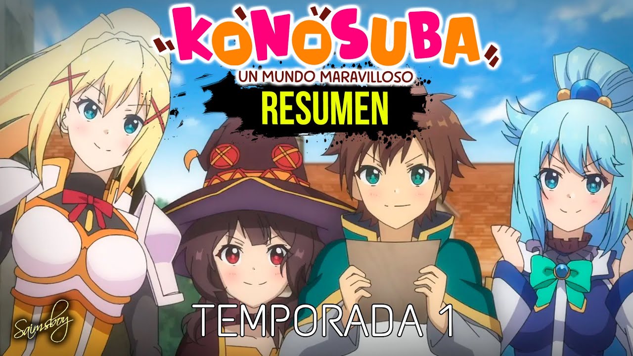 El nini que se rodeó de Waifus - Konosuba | Resumen (Temporada 1)