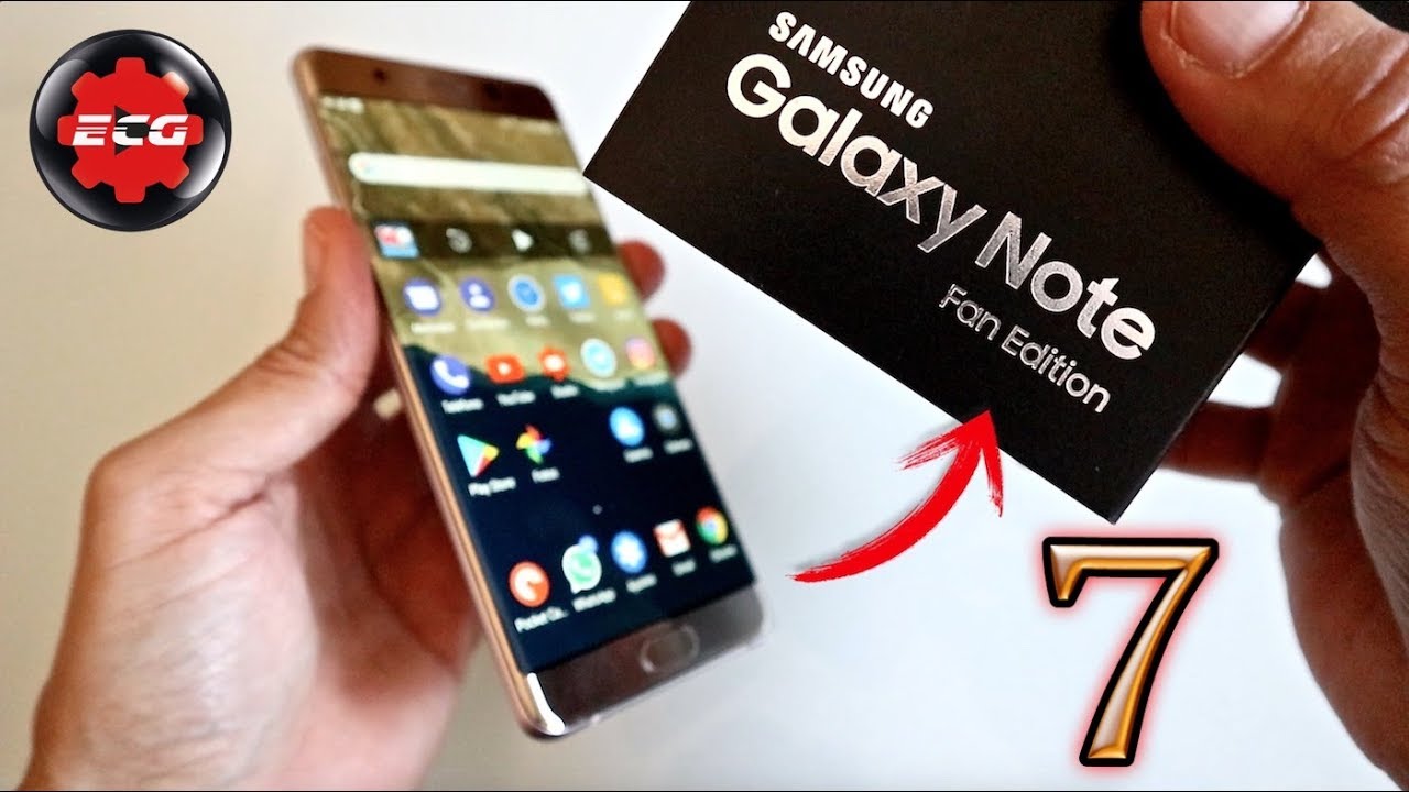 Samsung Galaxy Note Fan Edition Unboxing y primeras impresiones.