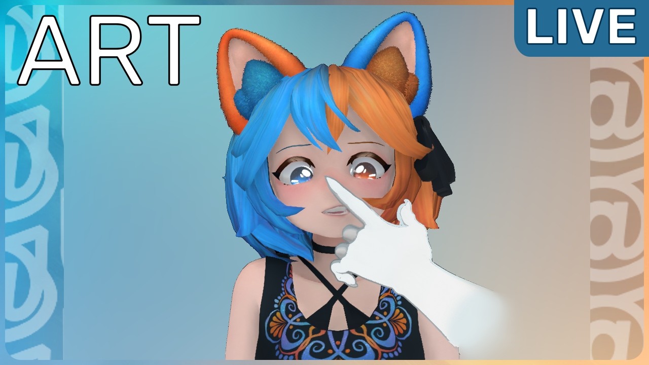 Can We Fix This Cute Catgirl? [Art stream]