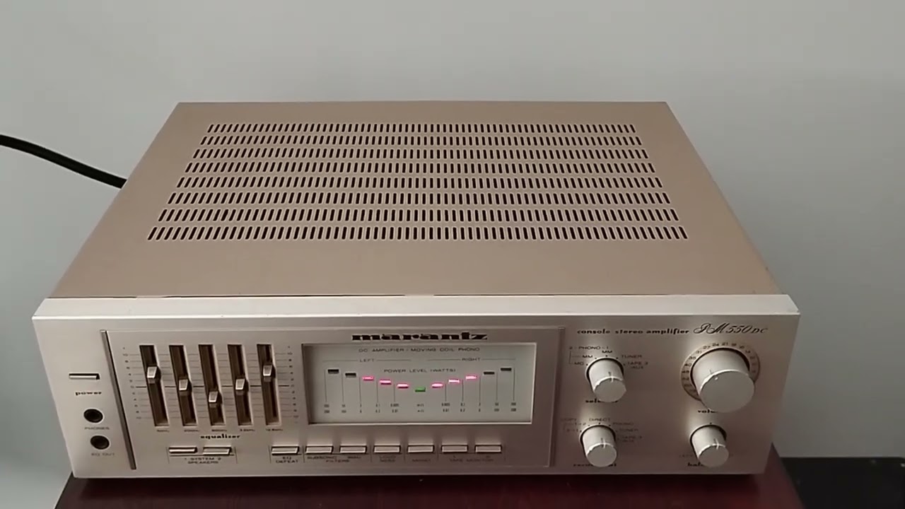 Marantz PM-550 erősítő próba 2 