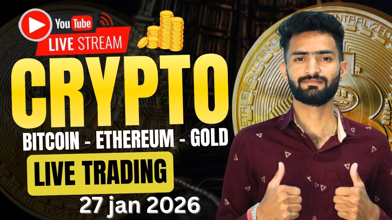 Today Live Crypto & Forex Trading | Btc Live Trading | gold Live Trading 27 jan 2026 | #BTC #Gold