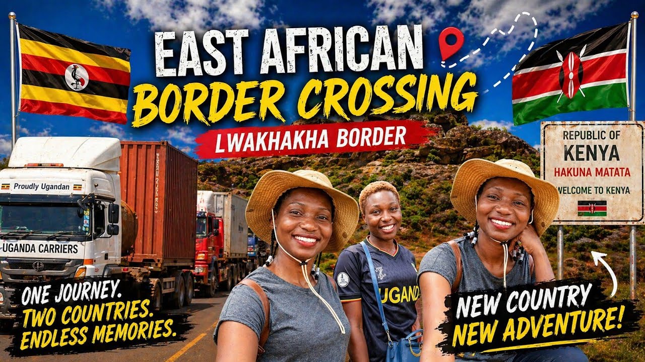 Crossing the EAST AFRICAN BORDER. Lwakhakha.