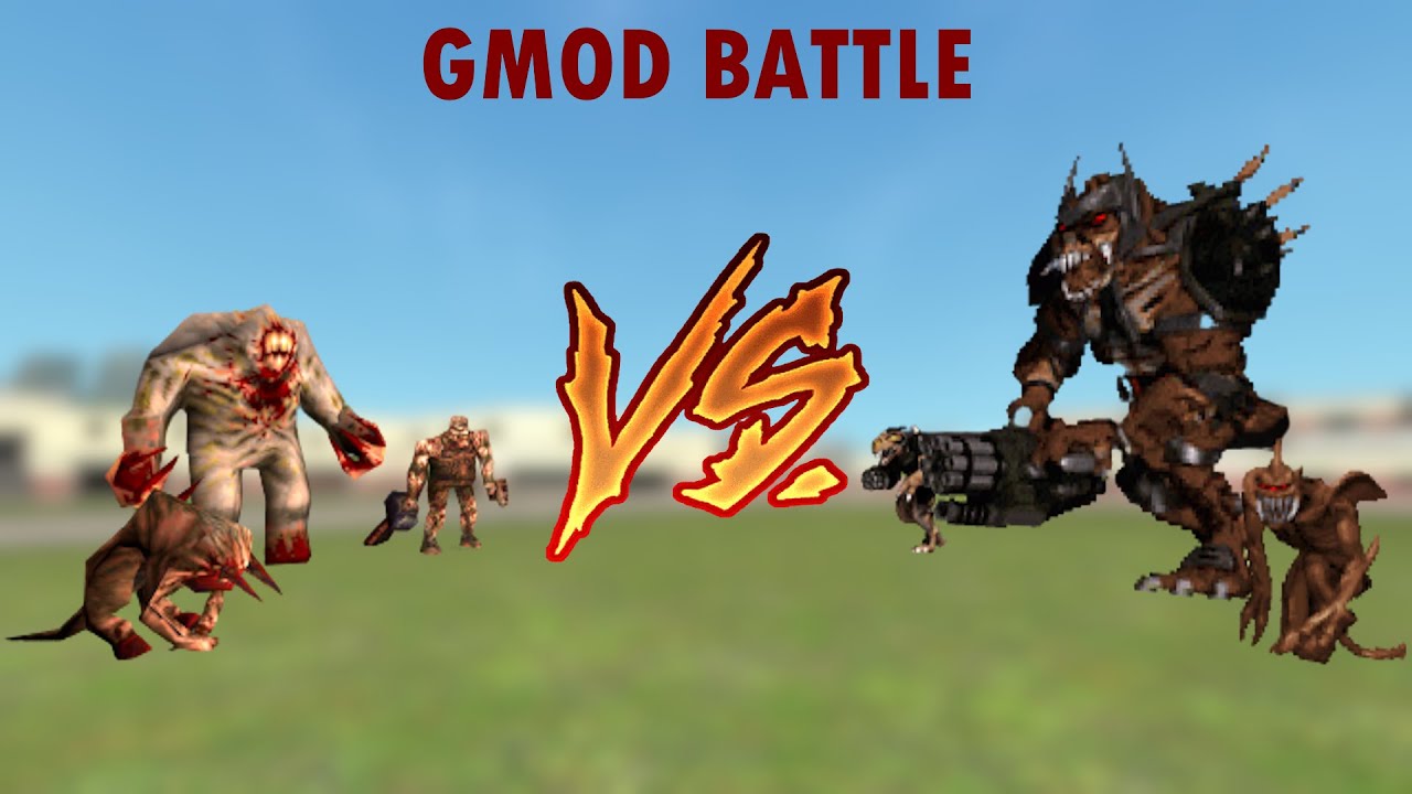 Gmod NPC Battles #7: Quake Vs Duke Nukem 3D