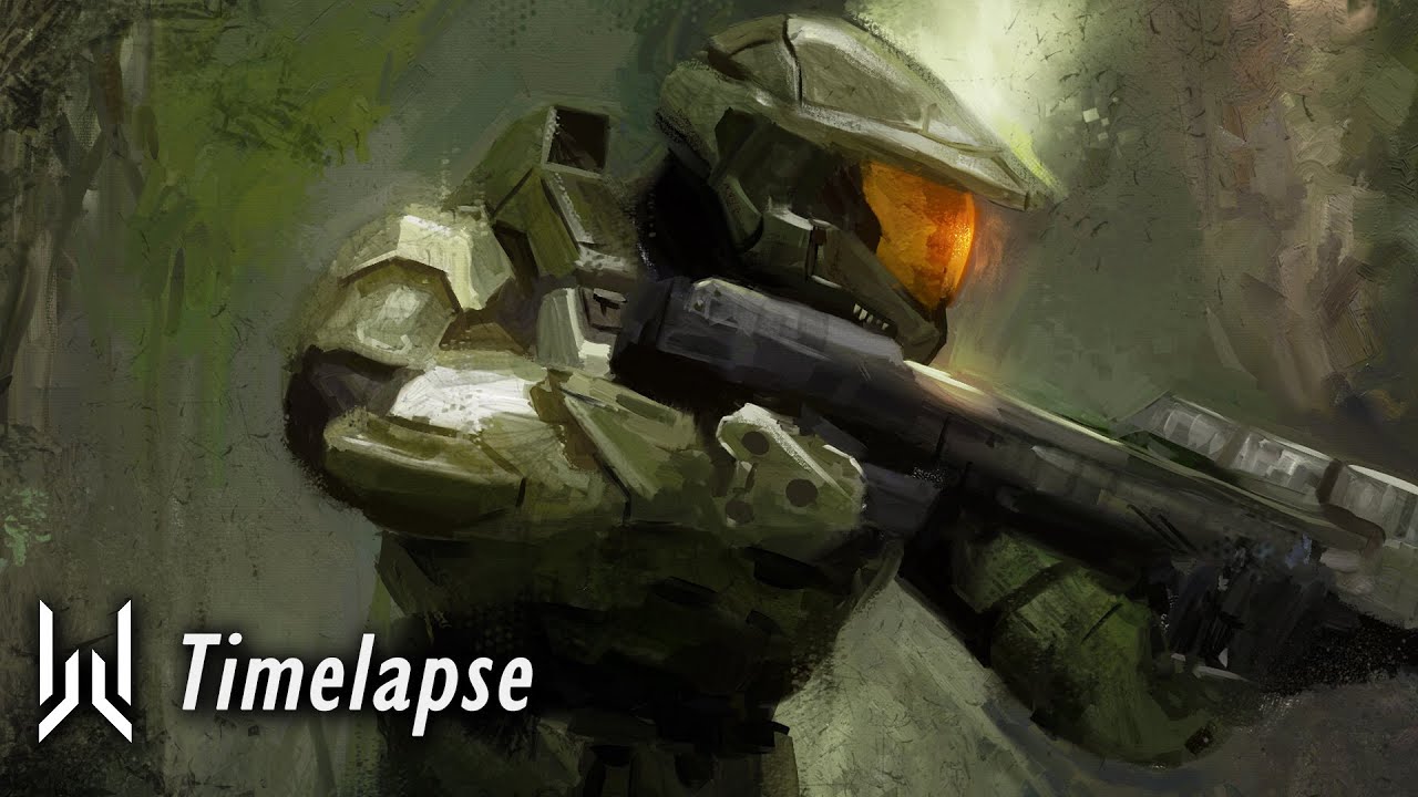 Painting Timelapse - Halo // Artrage Vitae