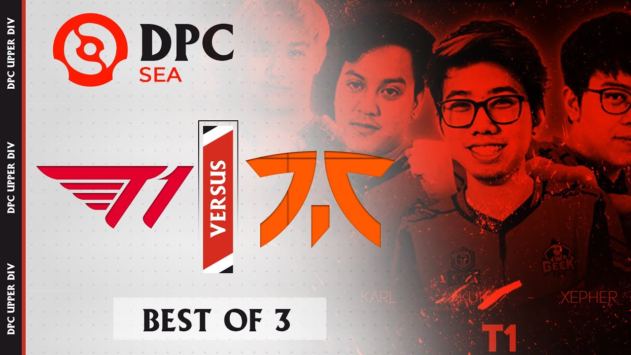 Fnatic vs T1 (BO3) | DPC SEA Upper Division