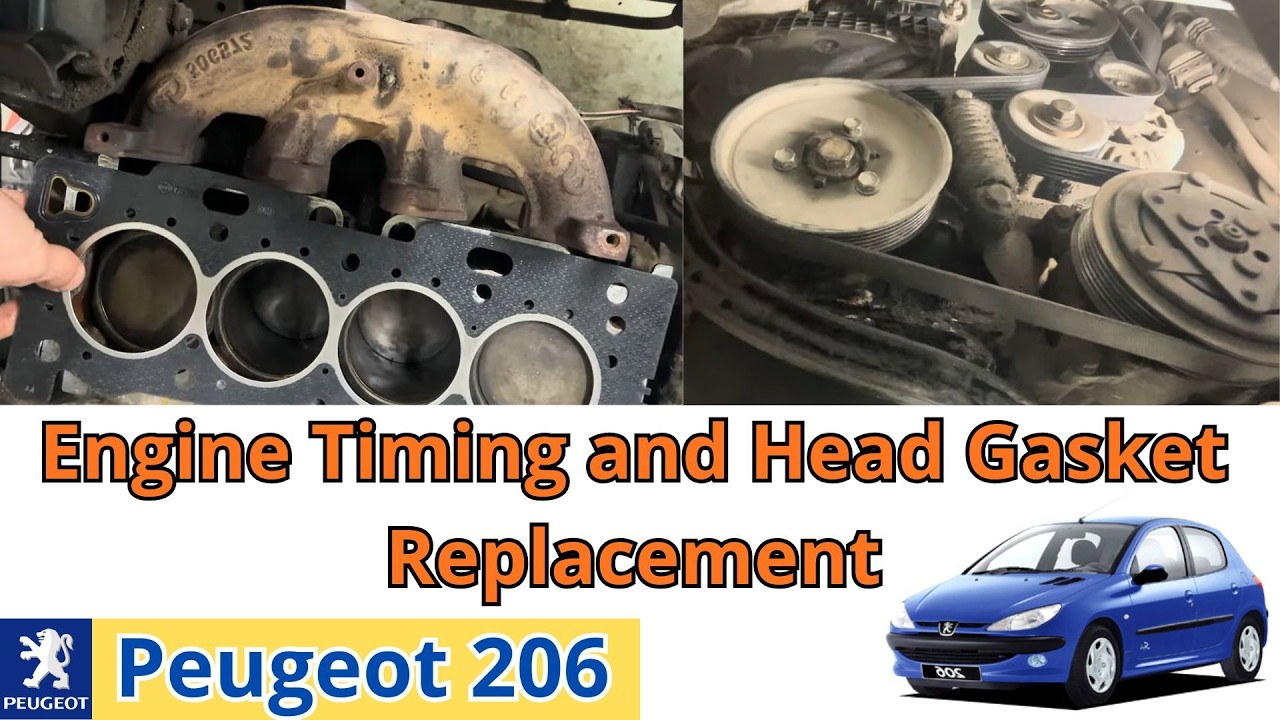 Peugeot 206 1.4 Head Gasket Replacement – Part 2 (Engine Assembly & Timing)