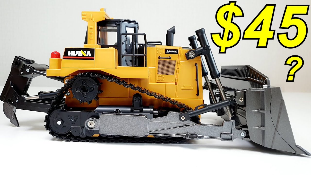 ИГРУШКА HUINA 1569 RC БУЛЬДОЗЕР $45 ? РАСПАКОВКА