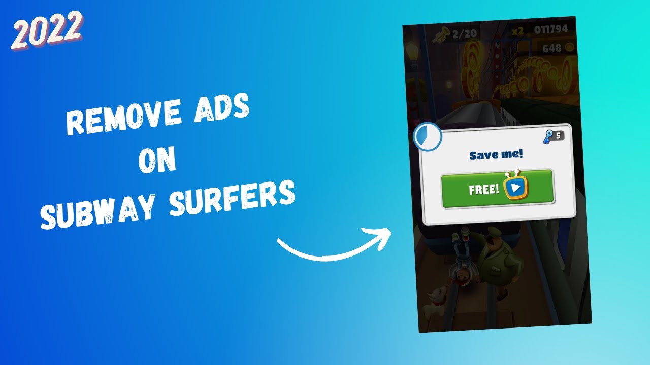 How to remove ads on subway surfers | Disable Ads In Subway Surfers