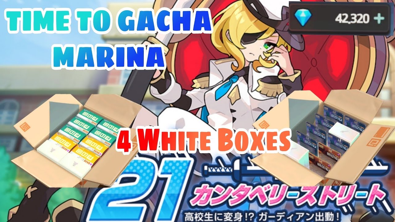 Guardian Tales Japan Marina Time To Gacha Summoning for Marina 40000 Gems