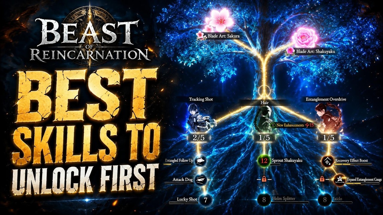 Beast of Reincarnation Best Skills To Unlock First - Emma and Koo Skill Tree Guide