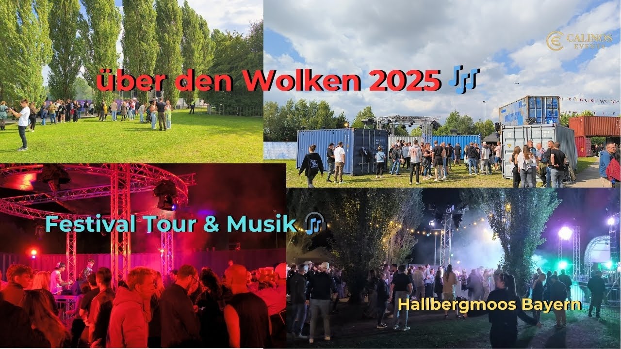 Über den Wolken Festival 2025 🎶 | Rundgang in Hallbergmoos (4K)