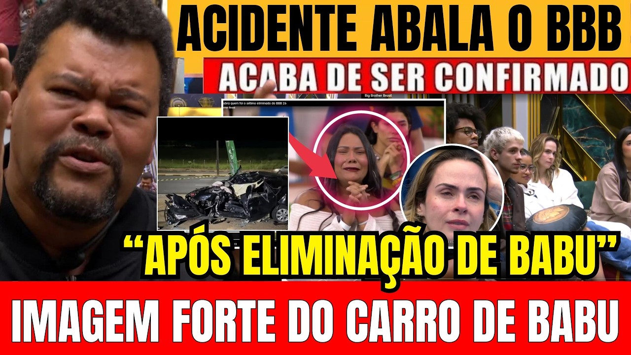 BBB26: APÓS ELIMINAÇÃO DE BABU SANTANA, WEB SE ASSUSTA: “ELE JÁ PASSOU PERTO DA MORTE”