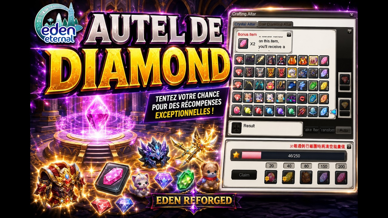 EDEN ETERNAL -  Je roll 100 Diamonds? ( j'ai fini pauvre )