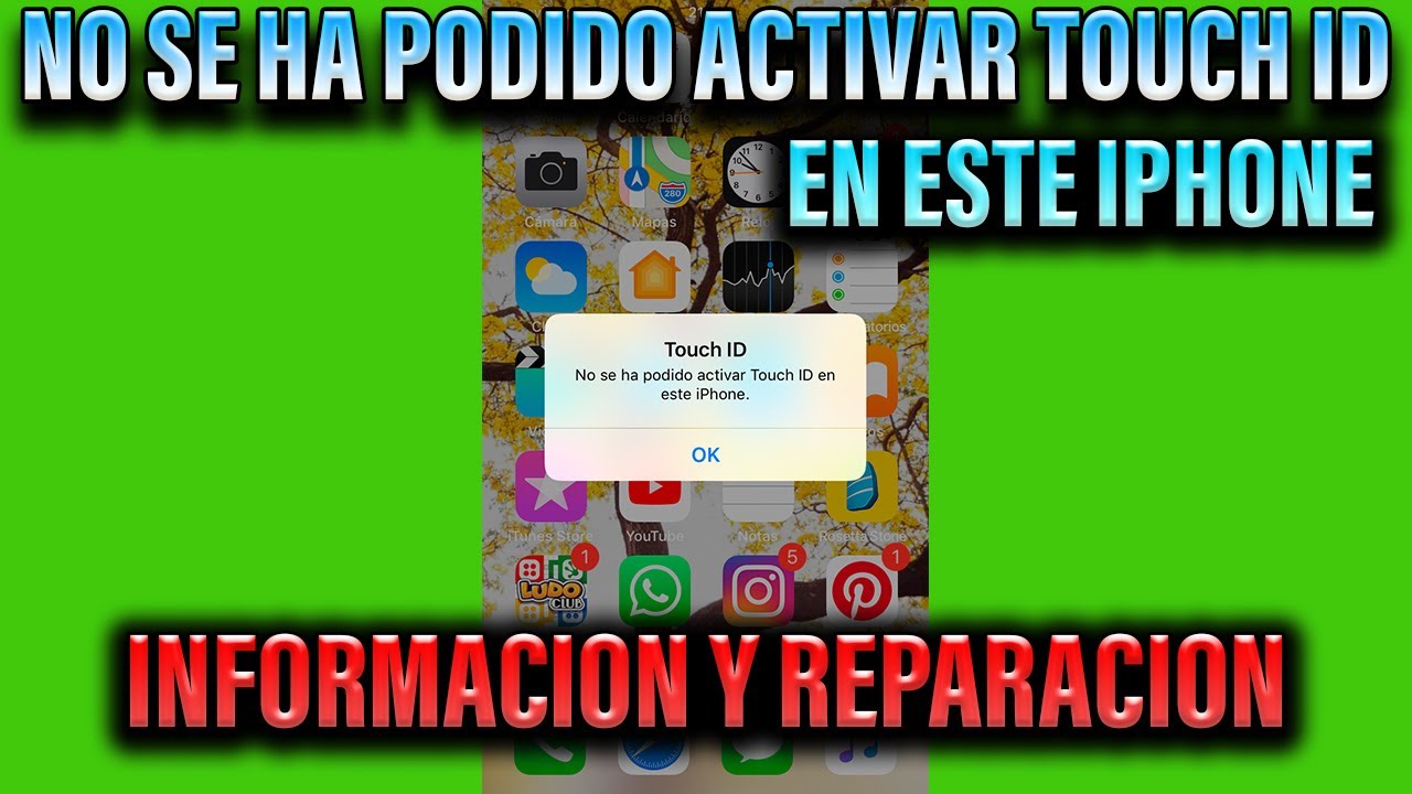 No se ha podido activar Touch ID en este iPhone luego de un cambio de pantalla, boton dañado o flex