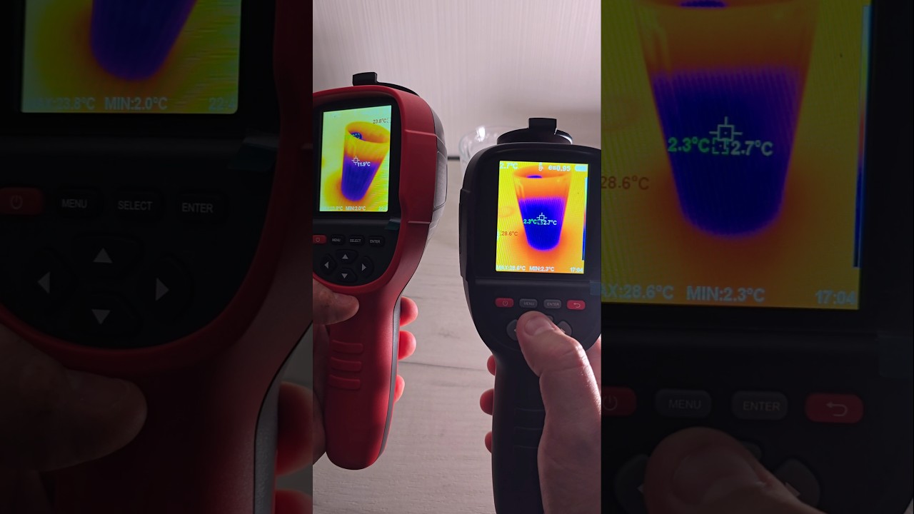Порівняння тепловізорів TOOLTOP і KAIWEETS #тепловізор #тепловизор  #thermalimager