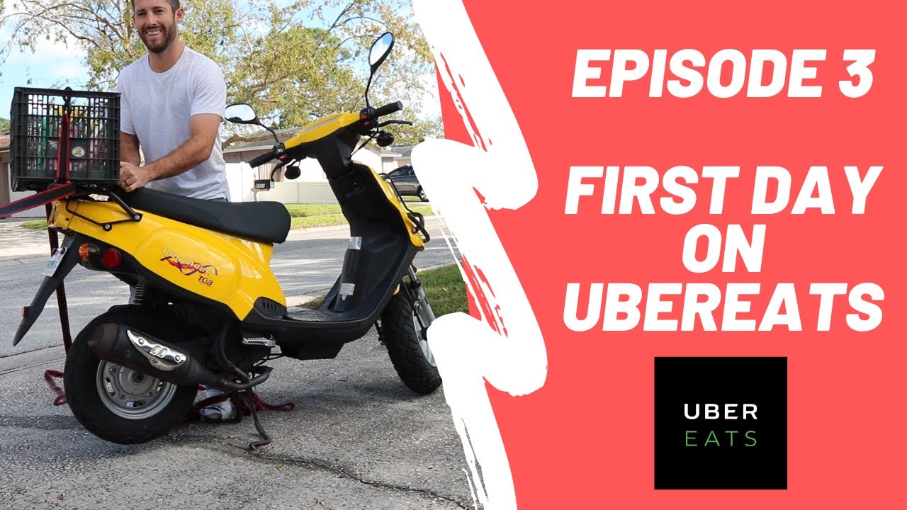 Первая доставка с UberEats на скутере (Эпизод 3)