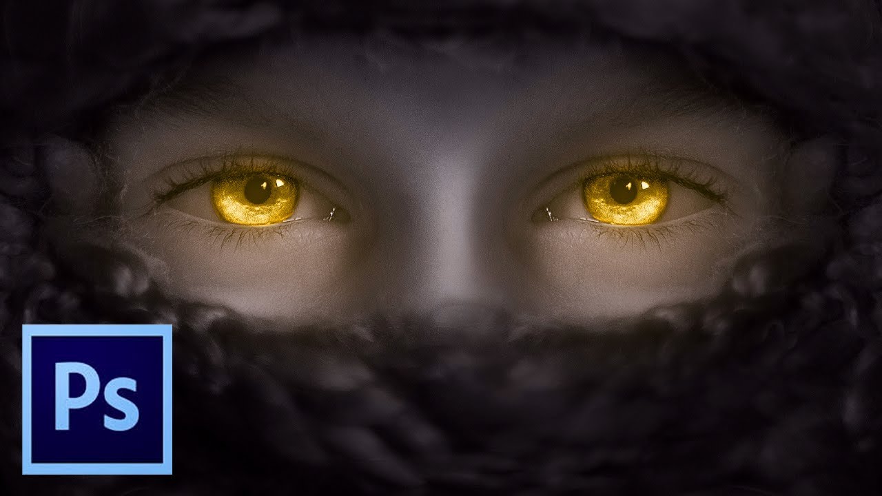 Glowing Eyes effect | Photoshop tutorial | Adobe photoshop cc