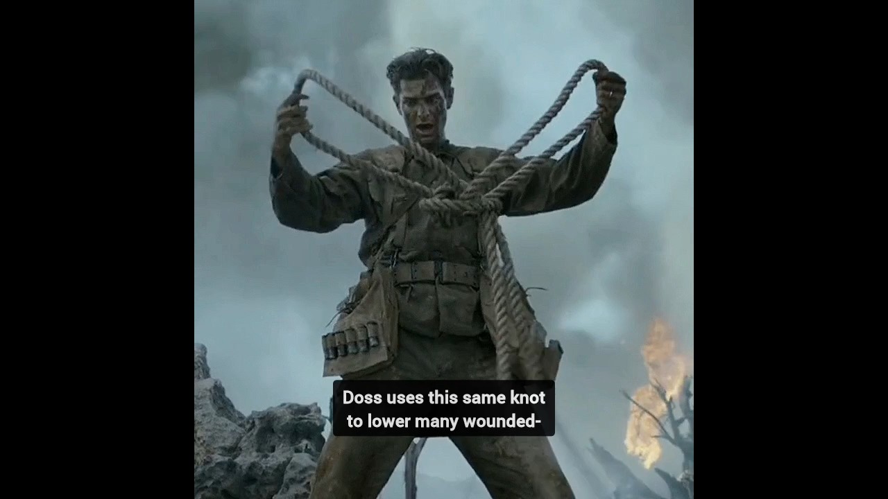 Настоящий узел, который Десмонд Досс использовал в фильме &laquo;По соображениям совести&raquo; &mdash; #шорты #шорты