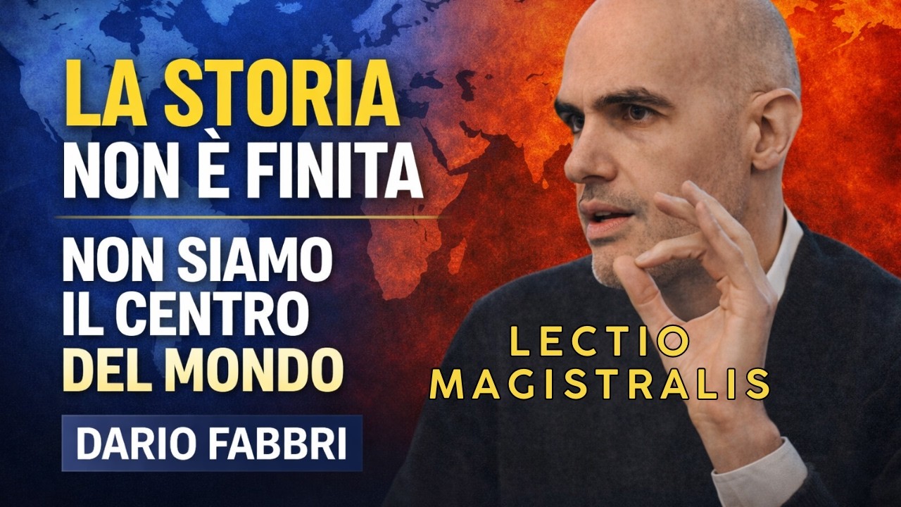 DARIO FABBRI: “LA STORIA NON È FINITA. SIAMO NOI CHE NON CAPIAMO IL MONDO” | LECTIO 25/02/2026