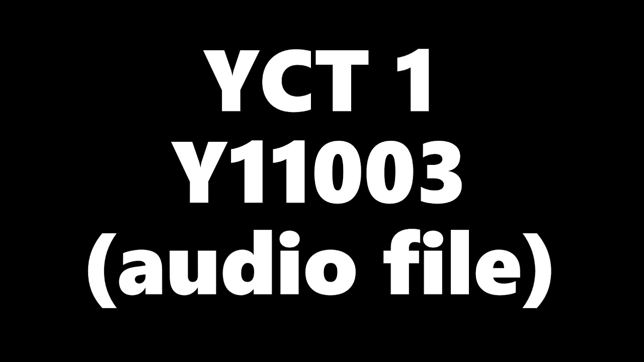 Chinese Test Kids YCT 1 Y11003