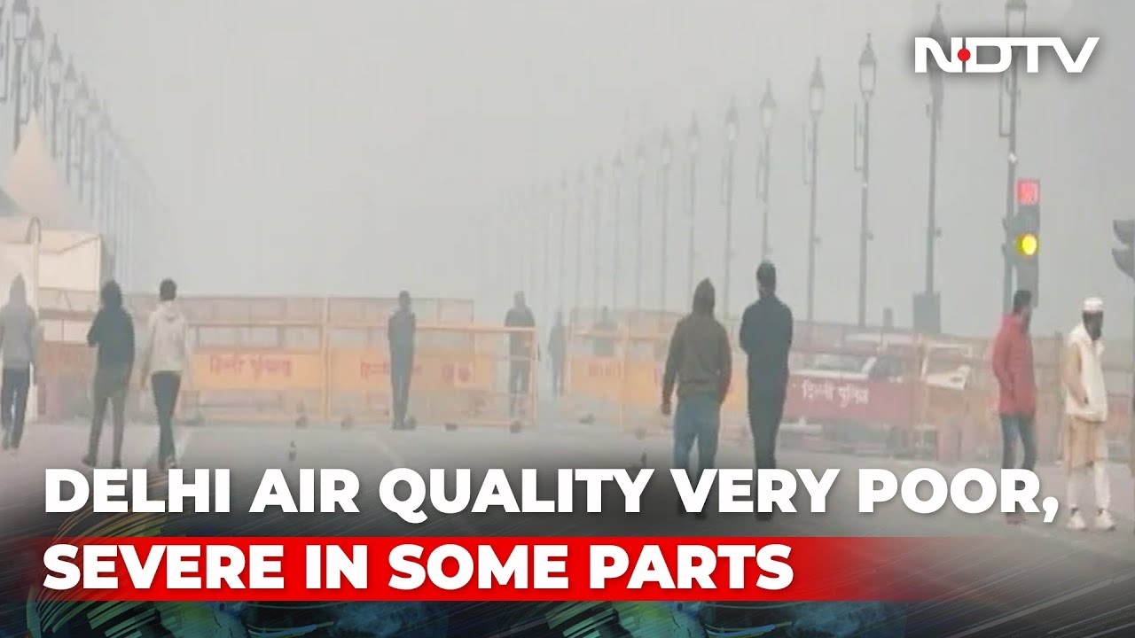 Delhi's Lowest Temperature At 8.3 Degrees, Air Quality Remains 
