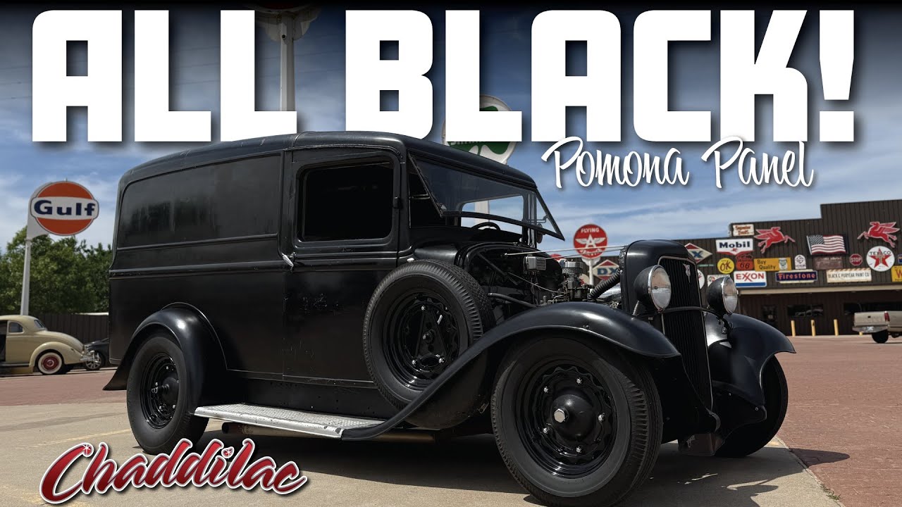 All Black · Rattle Can Paint on the 1934 Ford Pomona Panel