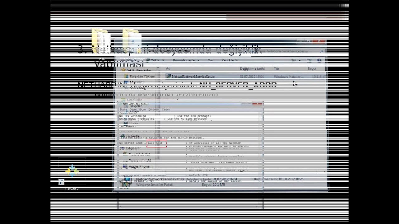 netcad 6 kurulum işlemleri