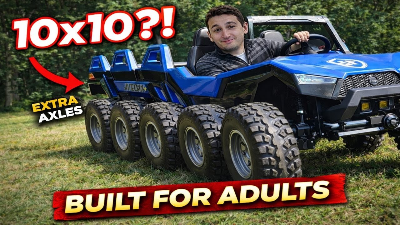 I Turned a Kids Ride-On Into a 10×10 Built for Adults