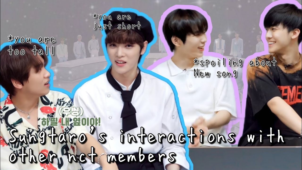 Shotaro and Sungchan's interactions with other nct members (sungtaro moments)