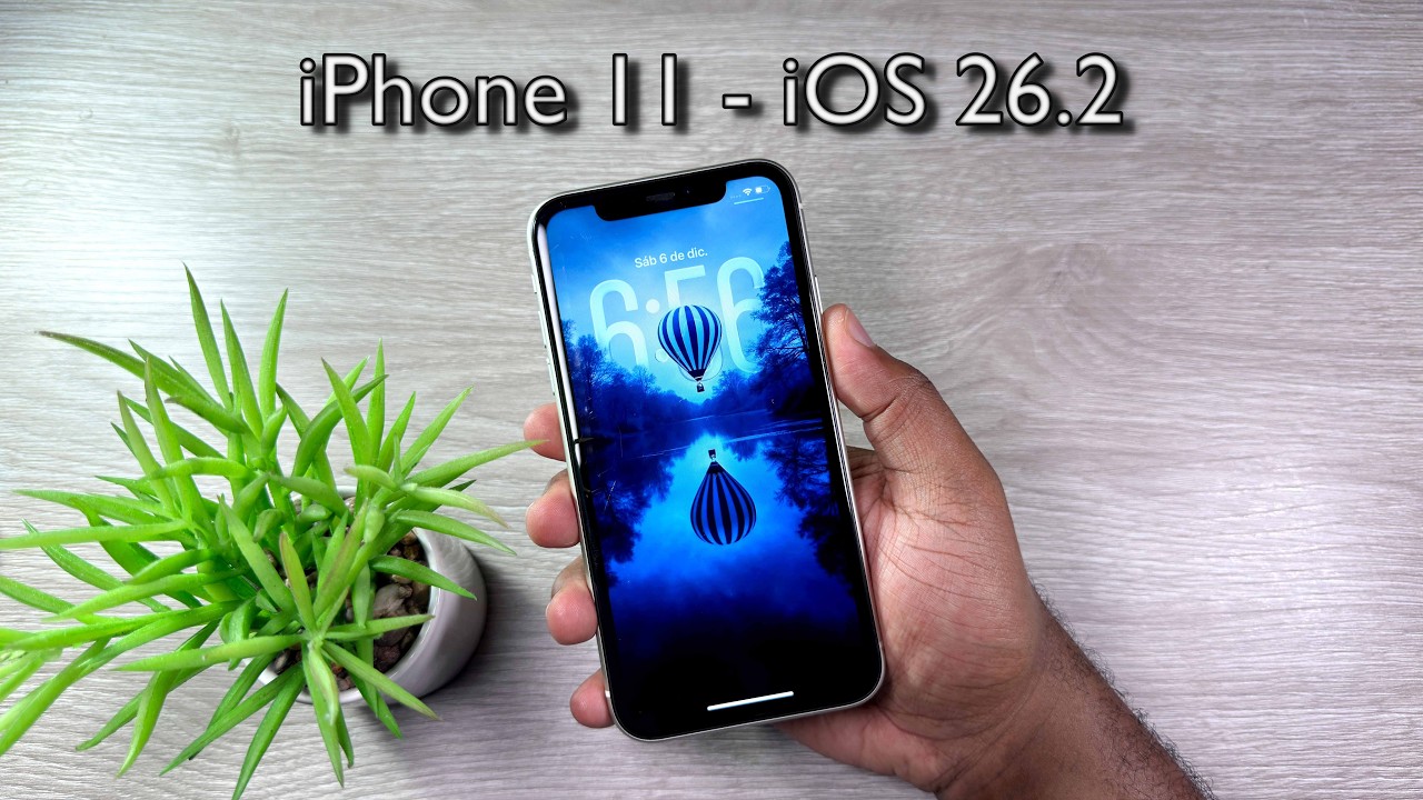 iOS 26.2 en iPhone 11 | ¿como ANDA un iPhone 11 en casi 2026 con iOS 26.2 RC? 🤔 - RUBEN TECH !