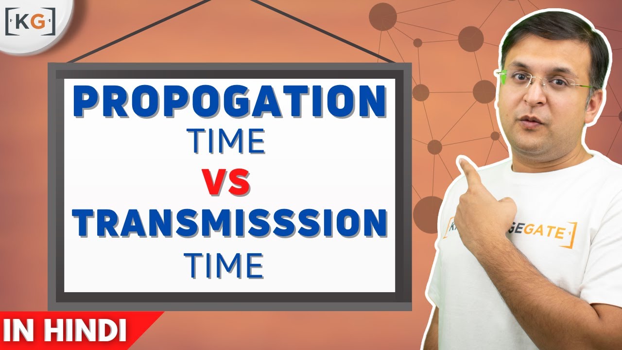 Part 3.2: Propogation Time Vs Transmission Time in hindi