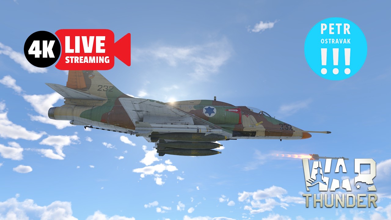 Jdeme NATO :-)  | War Thunder CZ+SK | Live Stream | 4K60FPS | 1.3.26