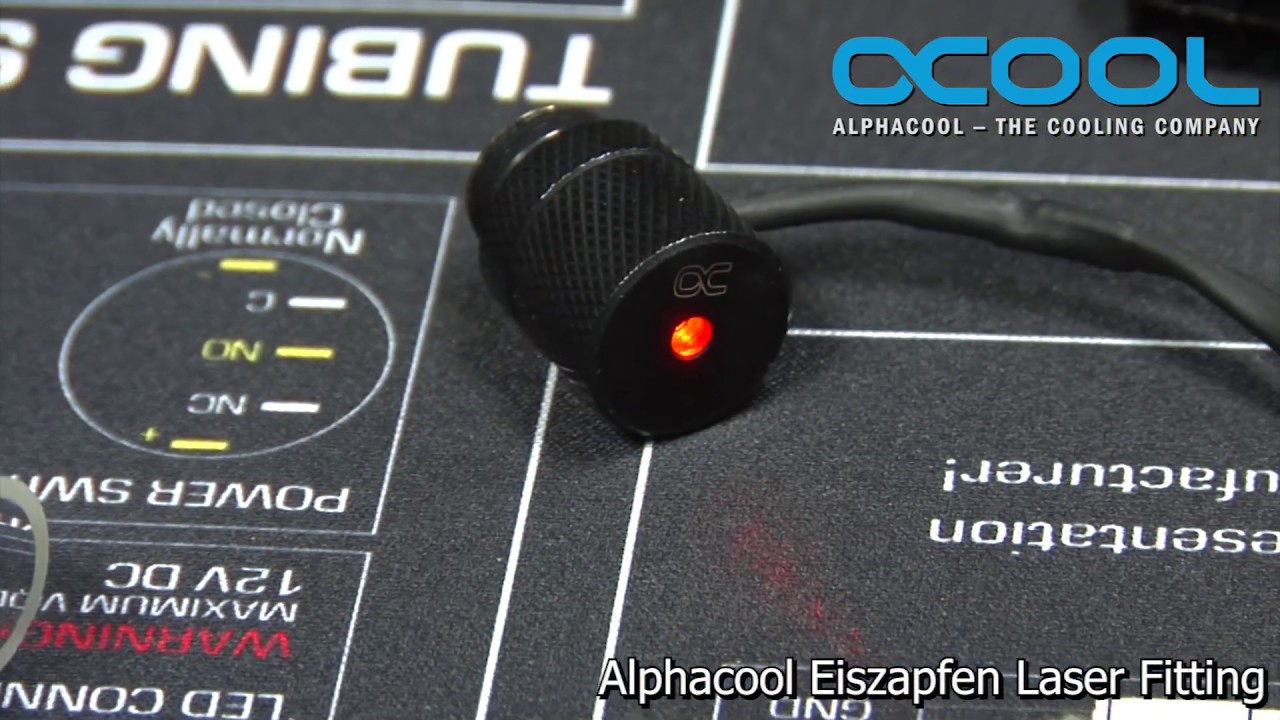 How to use the Alphacool Eiszapfen Laser Fitting
