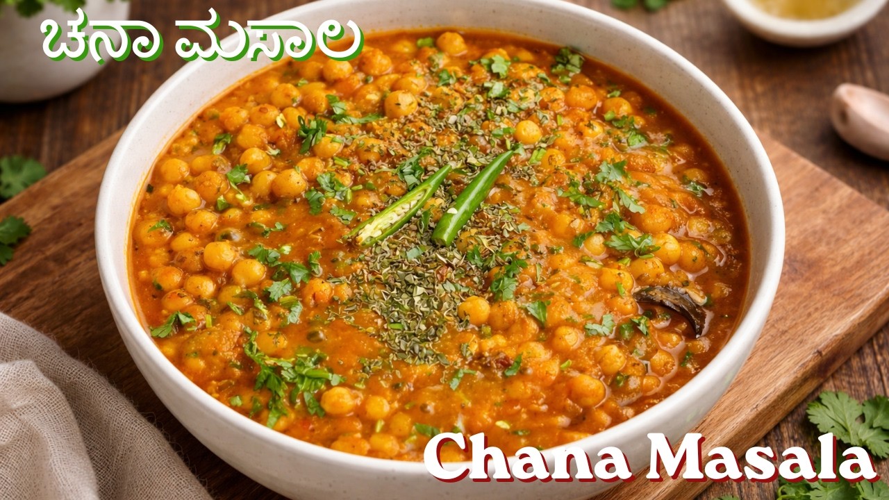 ಹೋಟೆಲ್ ಸ್ಟೈಲ್ ಚನಾ ಮಸಾಲಾ | Chana Masala | ಮನೆಯಲ್ಲಿ ಸುಲಭವಾಗಿ ಮಾಡುವ ಚನಾ ಮಸಾಲಾ ರೆಸಿಪಿ