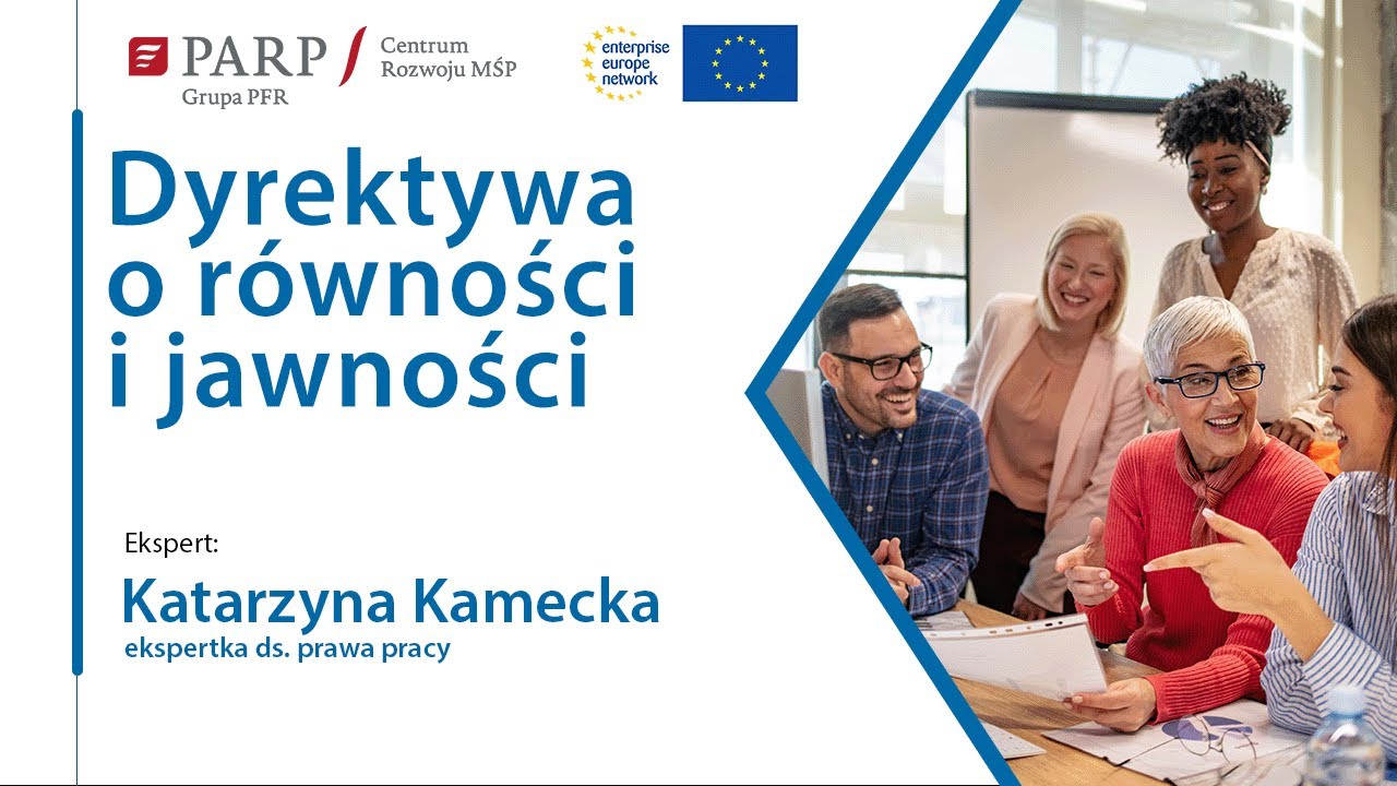Dyrektywa o r&oacute;wności i jawności wynagrodzeń