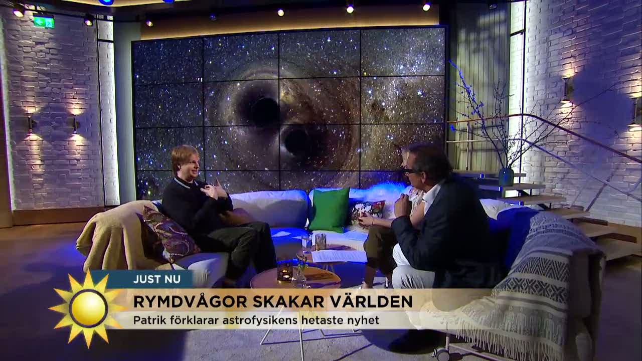 Rymdvågor skakar världen - Nyhetsmorgon (TV4)