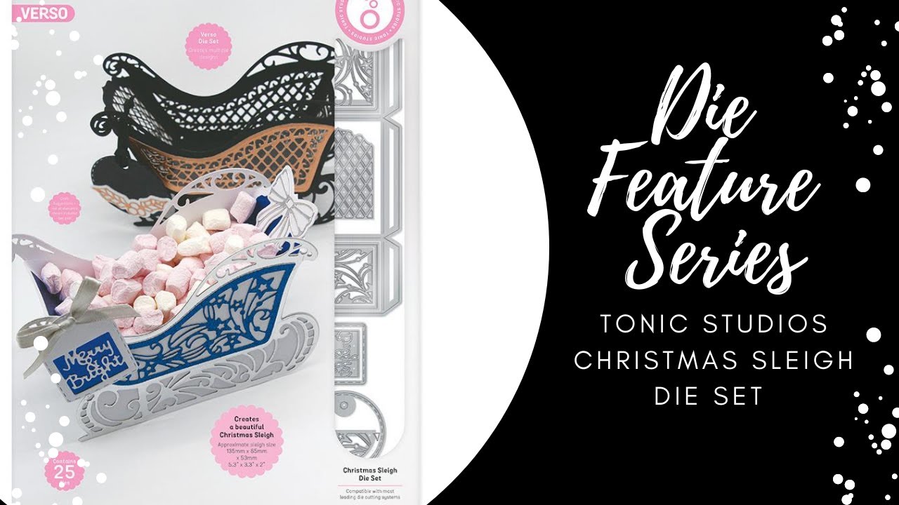 Die Feature Series - Tonic Studios Christmas Sleigh Die Set
