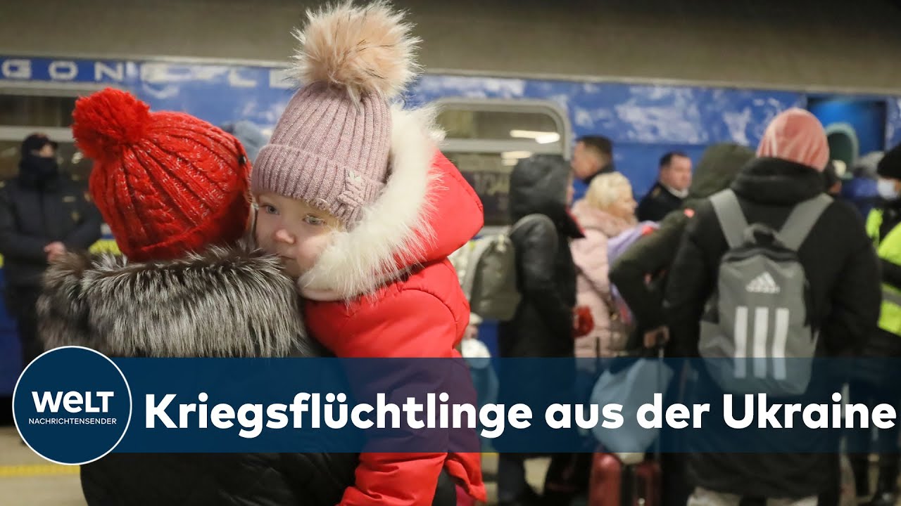 KRIEG IN DER UKRAINE: Hunderttausende auf der Flucht - Flüchtende brauchen künftig keinen Asylantrag