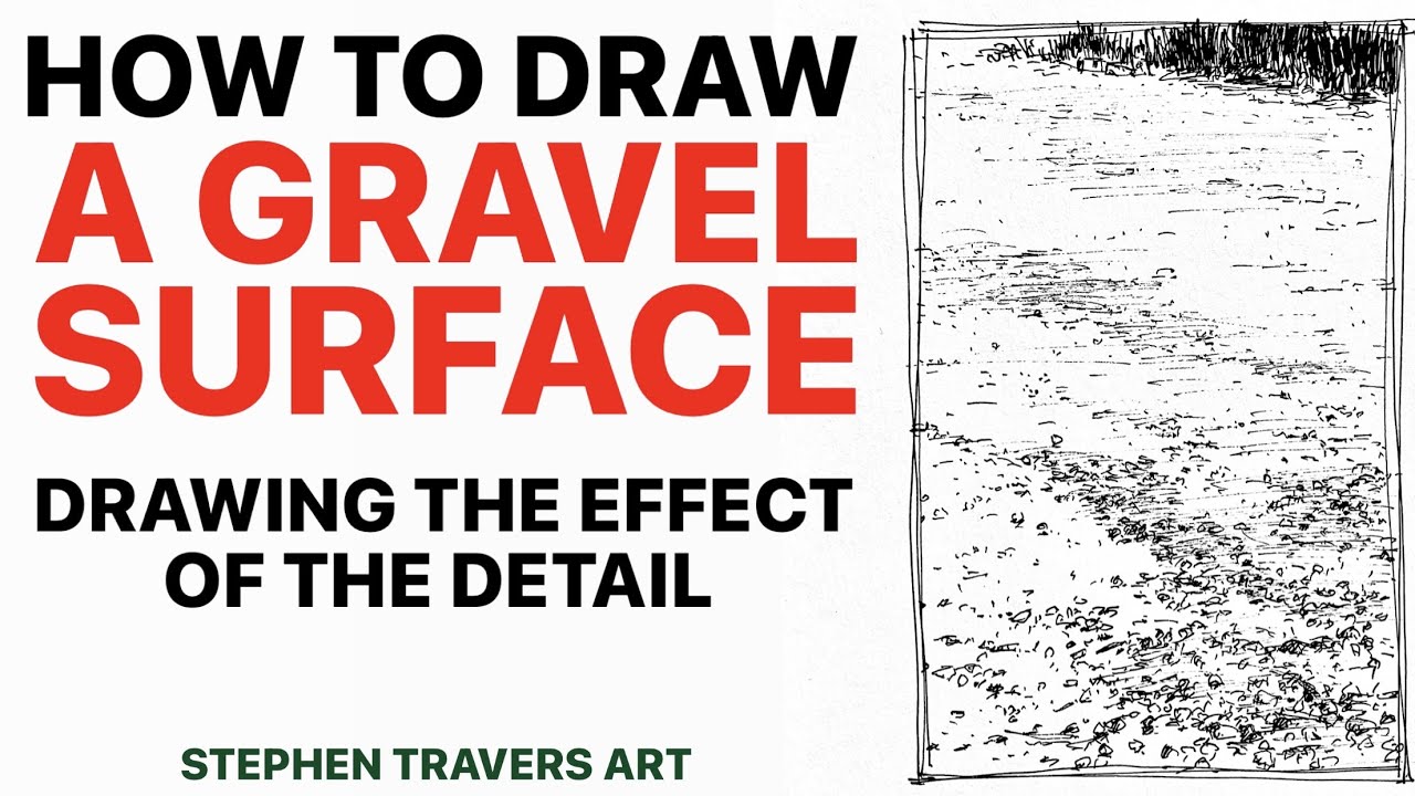 Easy Way to Draw a Gravel Surface