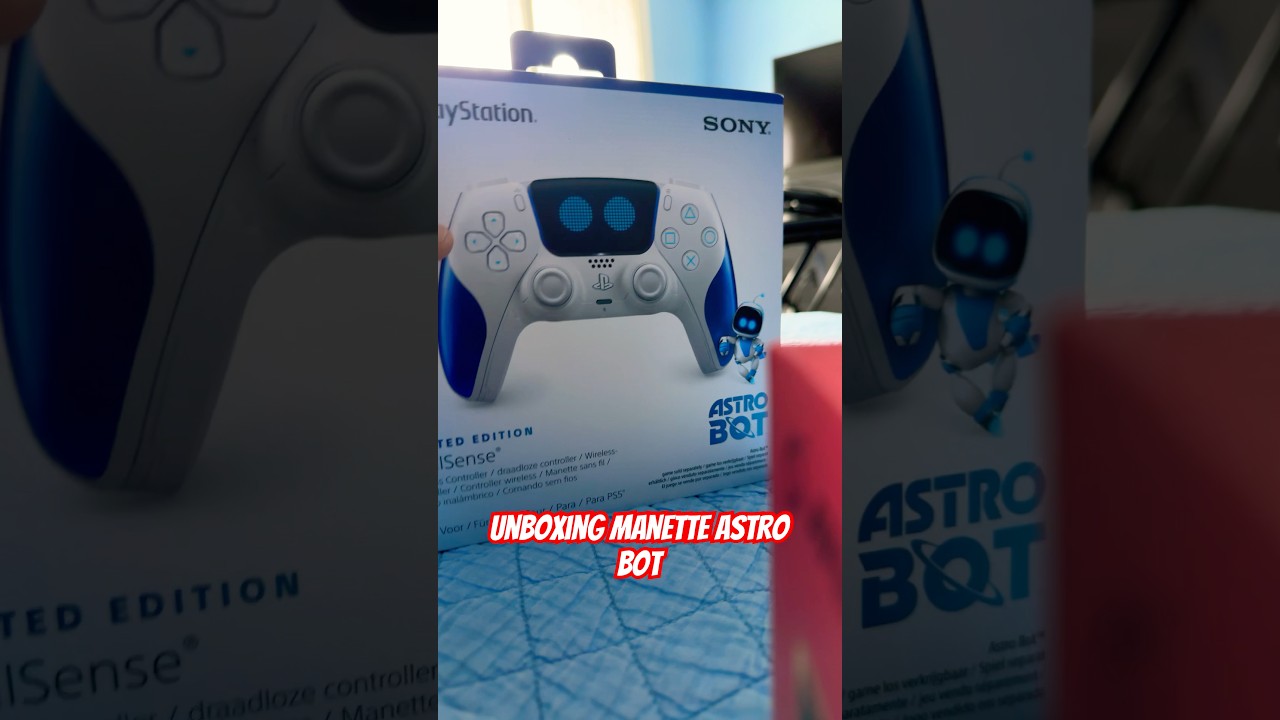 Unboxing manette Astro bot 