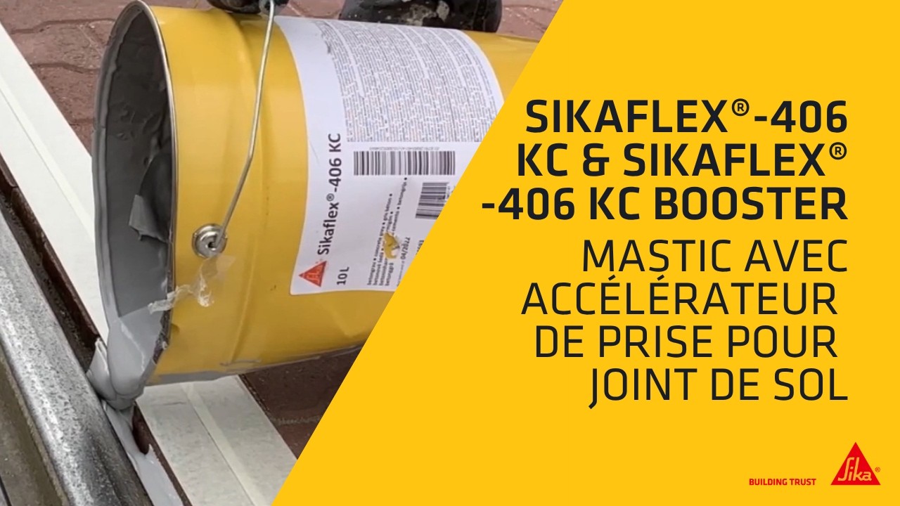 Mastic avec accélérateur de prise pour joint de sol, Sikaflex®-406 KC