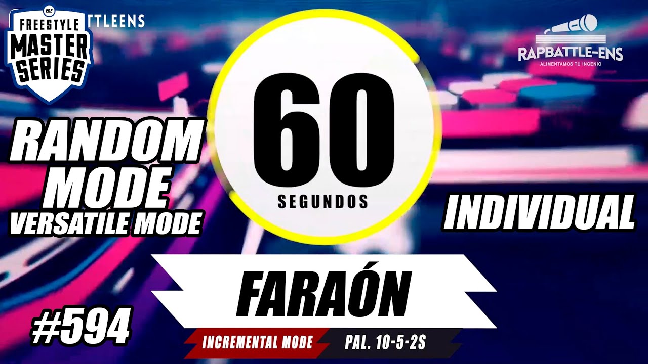 🎤 FORMATO FMS INDIVIDUAL 🔥 Base de Rap Para Improvisar | EJERCICIO DE FREESTYLE | RAPBATTLE-ENS #594