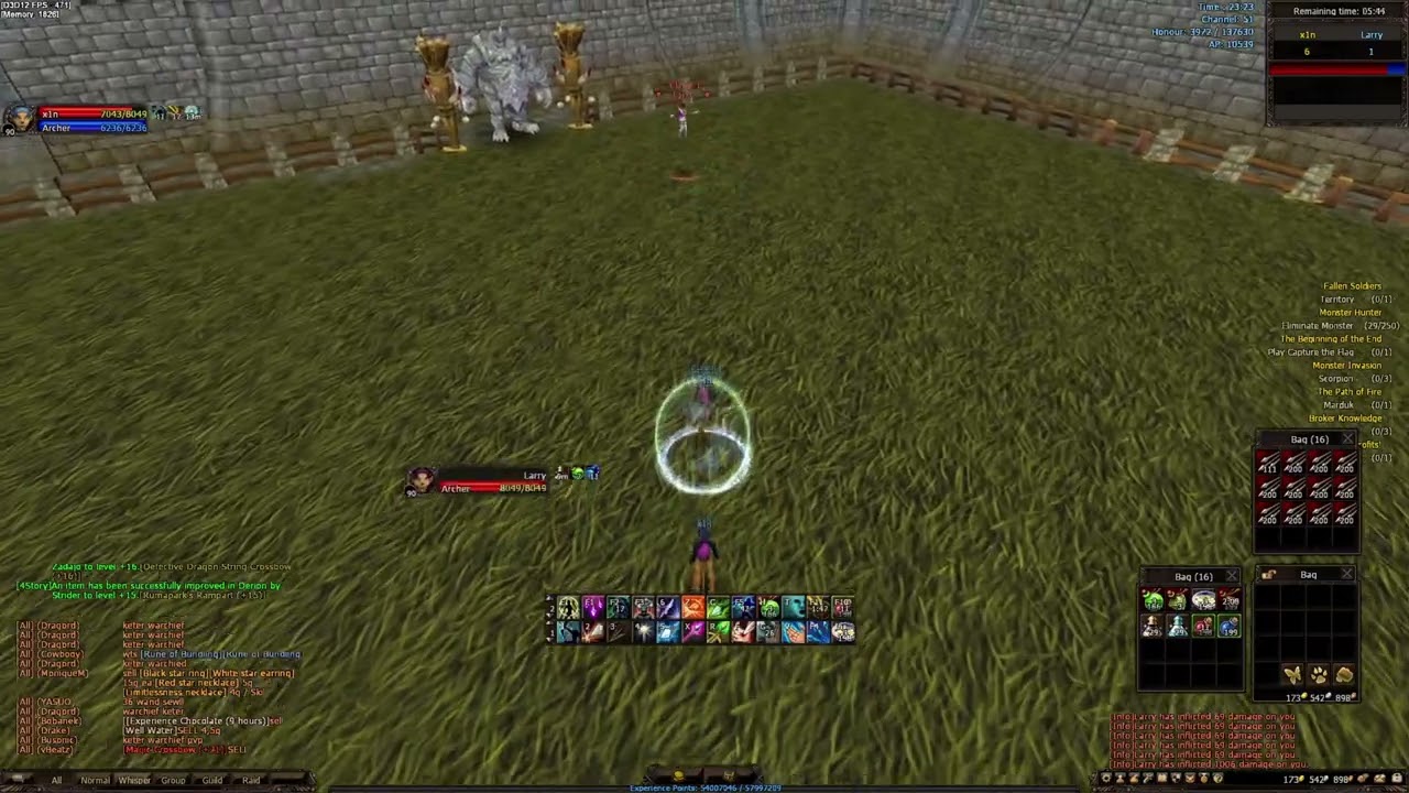 x1n (brother) - That's an example how 1v1 Archer Gameplay can look like (no guide^^)
