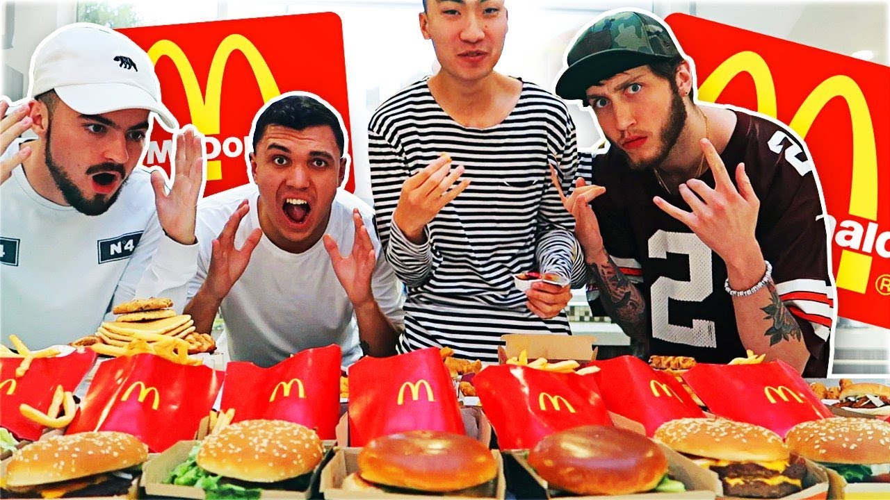 ENTIRE AMERICAN MCDONALD'S MENU IN 10 MINUTES CHALLENGE!