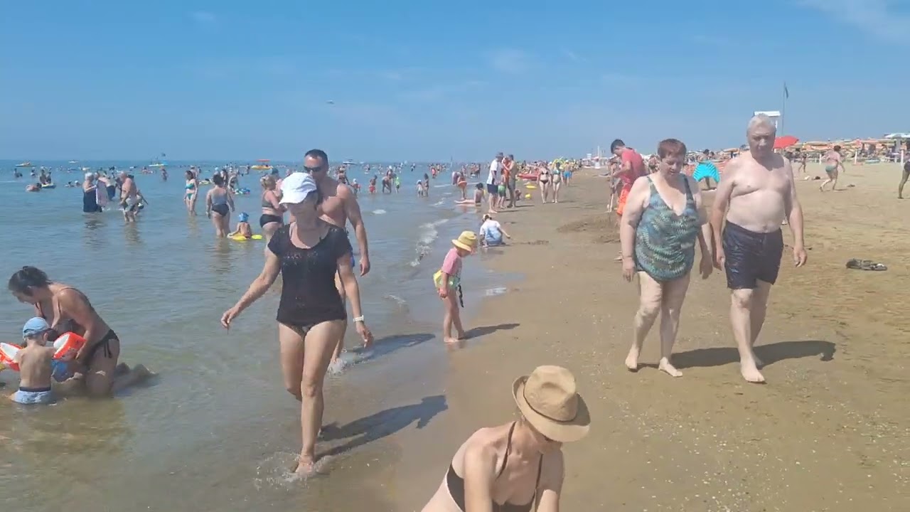 Poslední den na pláži v Bibione Itálie 🇮🇹 Spiaggia Beach Pláž #summer #summervibes 