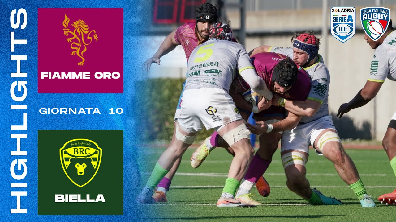 FIAMME ORO - BIELLA | Giornata 10 | SOLADRIA Serie A Elite | Highlights