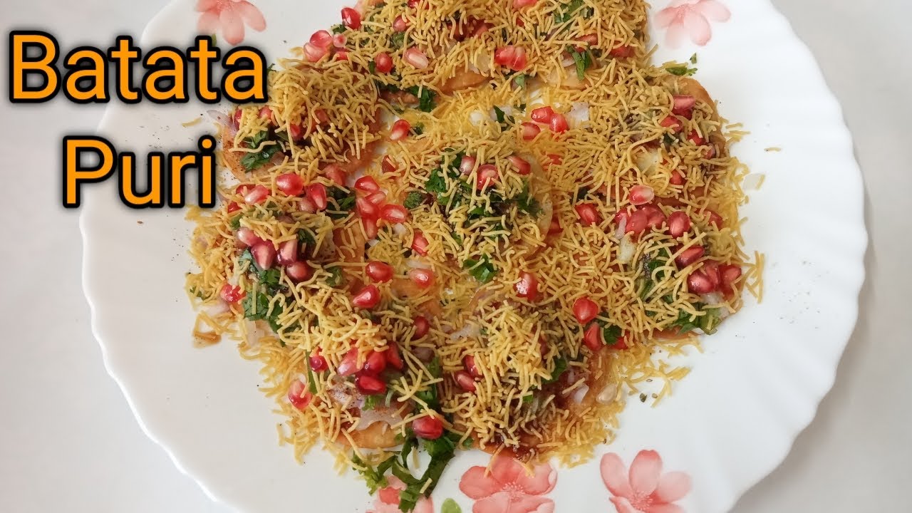 Batata puri recipe|Street style sev puri|बटाटा पुरी। Mumbai style Sev puri|street food recipe|