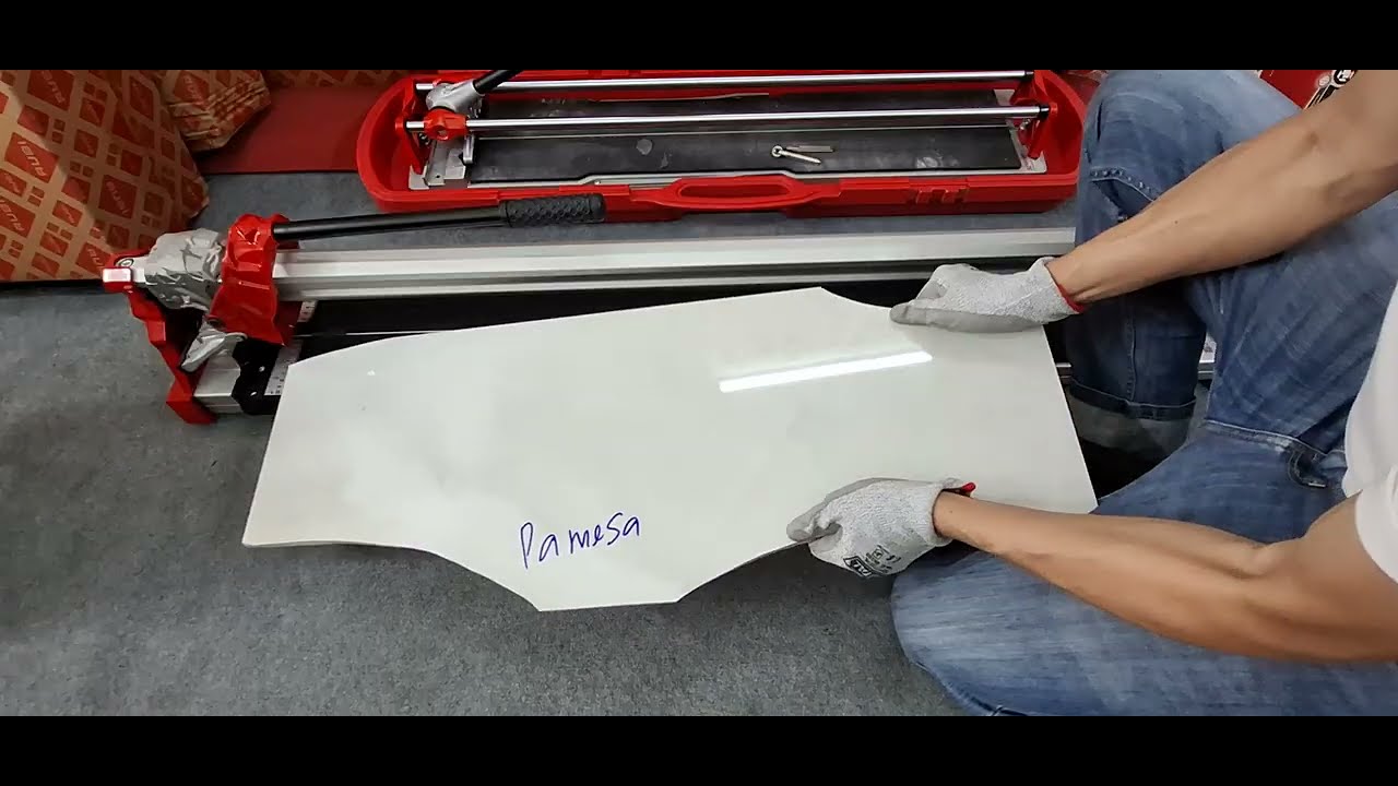 Thợ ở Ctr không cắt được gạch Pamesa Tây Ban Nha. Thực tế test bằng Bàn Rubi Cheetah-1200 tại kho!
